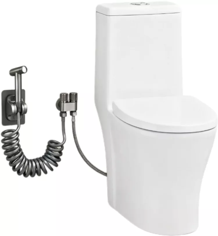 Nástenná súprava striekacích pištolí na WC